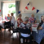 Catching up with friends